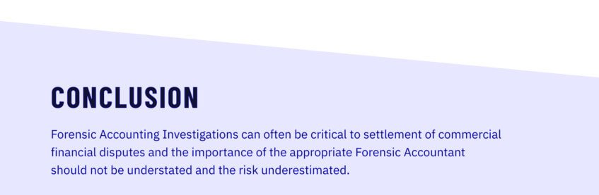 Forensic Accounting Expert Witness