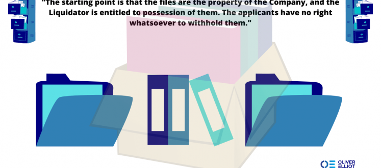 Liquidator's Right To Solicitors Files
