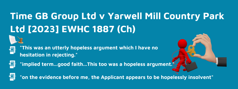 Restraining Advertising Of A Winding Up Petition