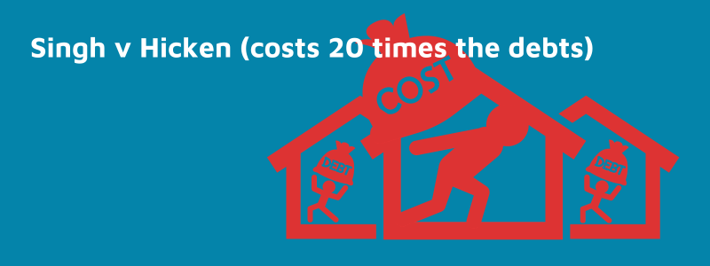 singh v hicken costs