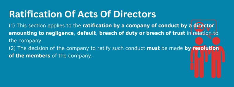 ratification of acts of directors