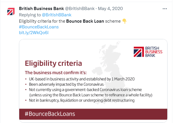 What Turnover Did You Need For A Bounce Back Loan?