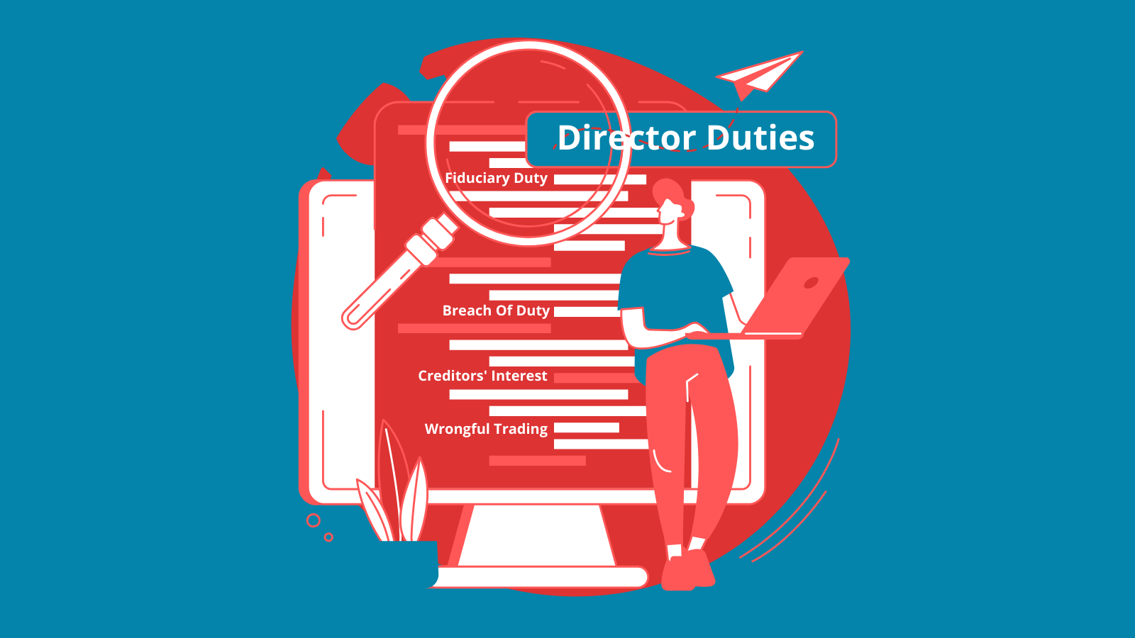 director duties when can't pay bounce back loan
