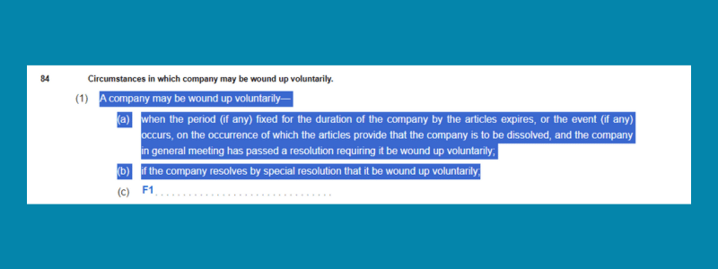 Section 84 Insolvency Act 1986